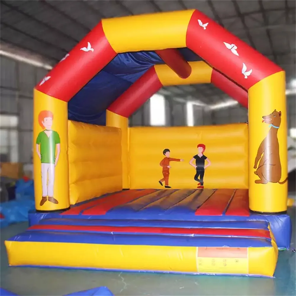 Customized Printing Kid's Trampolines Inflatable Jumper Castle Bouncer House Commercial Bouncing Play House For Parties By ship to