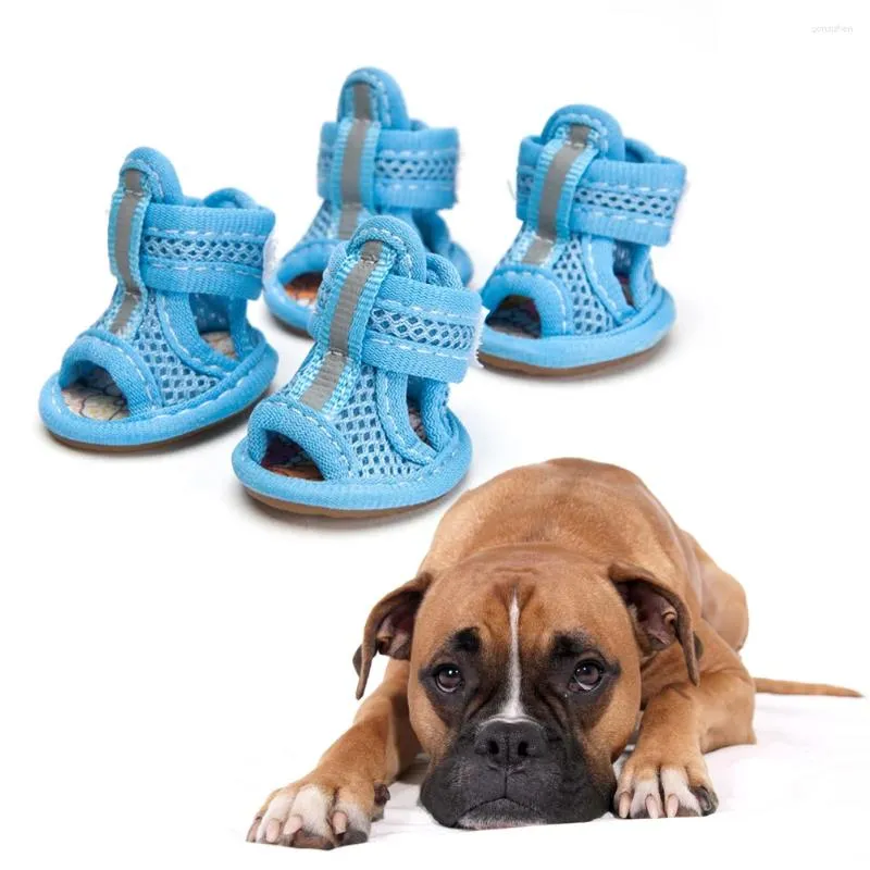 Dog Apparel 4 Pcs Sandal Pet Shoes Sneakers For Women Accessories Supplies Women's Puppy