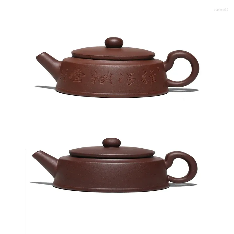Teaware Sets Purple Sand Tea Set Travel Cup Bowl Office Teapot Handmade Teacup Gaiwan Ceremony