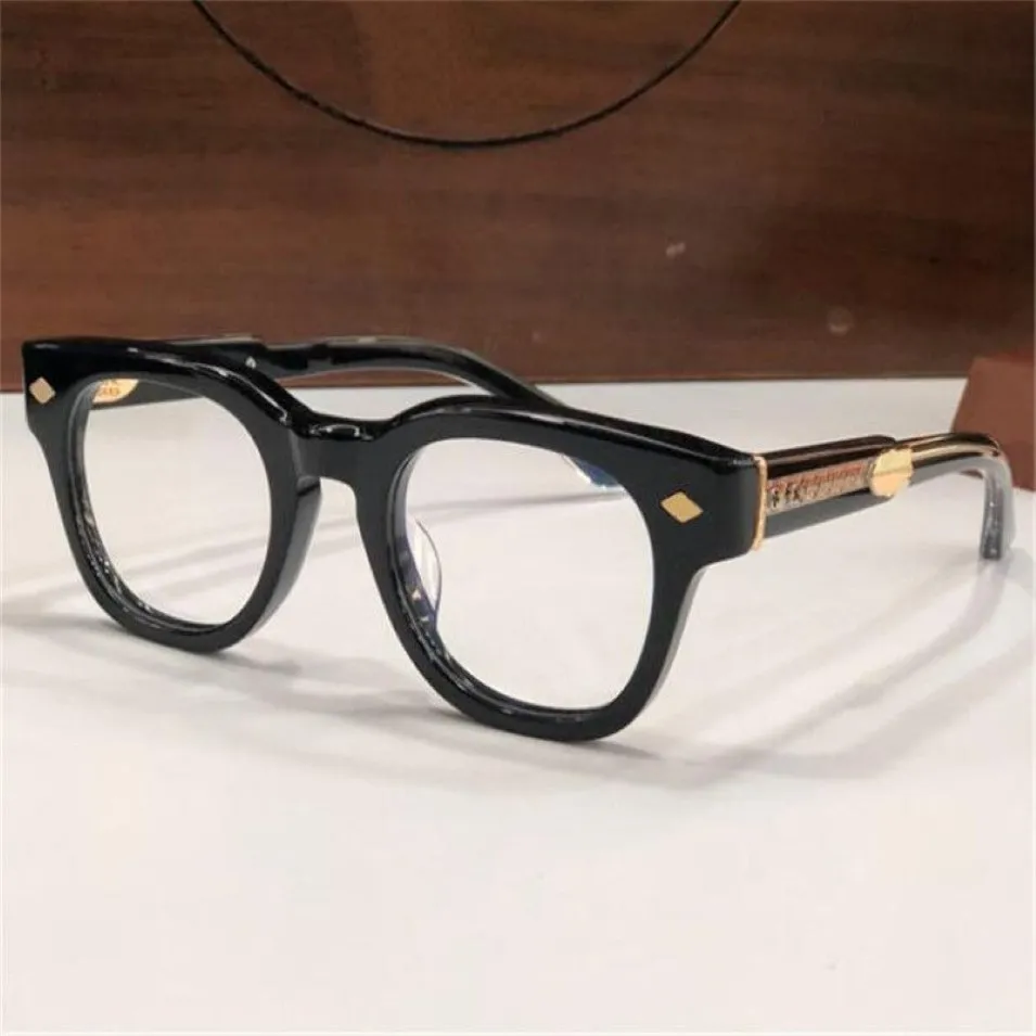 Nieuwe mode-ontwerp optische brillen vierkante dikke plank frame eenvoudige populaire klassieke stijl veelzijdige bril transparante lens top qu253h