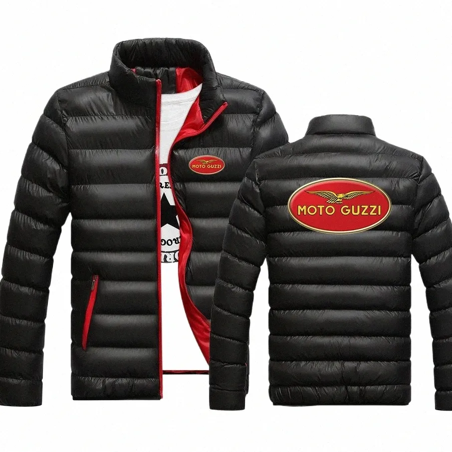 2023 Moto Guzzi Herren Herbst und Winterjacke Cott Herren Streetwear verdicken warme Mantel Kapuzenjacke warme Männer Kleidung heißer Verkauf t3II #