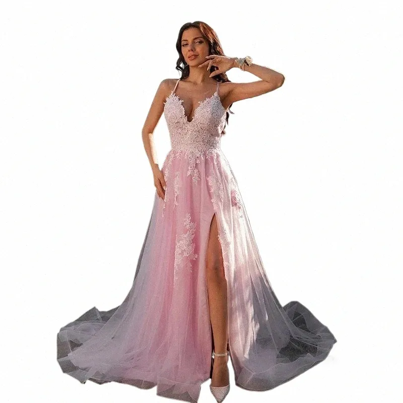 Dres personalizzato Richiesta Dr di lusso per la festa di gala Abito elegante Lussuoso abiti da sera rosa Abito formale Lg Prom Y7Nb #