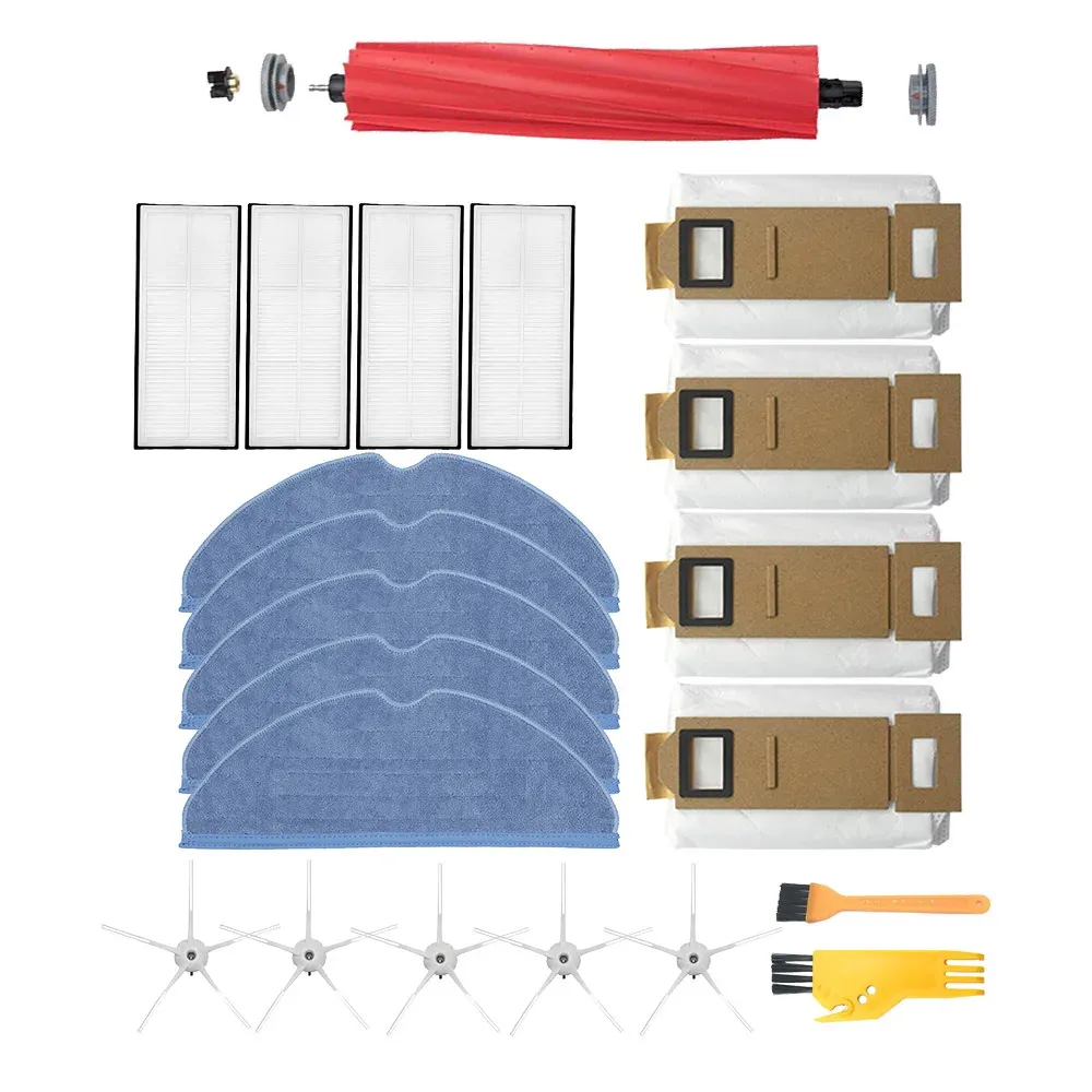 Boormachine ersättning för Xiaomi Roborock S7 / T7S plus mopp trasa HEPA -filter Sidosrollsborste dammsugare reservdelar Tillbehörstillbehör