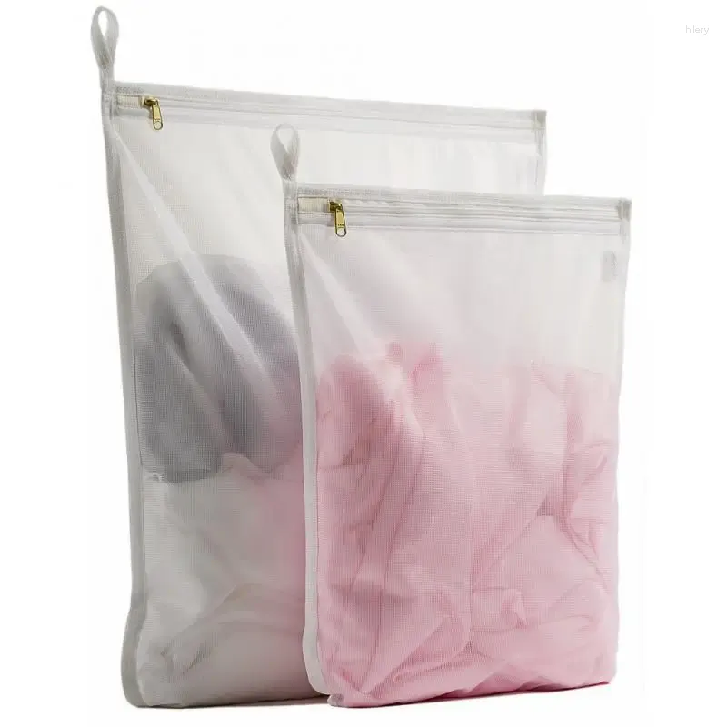 Laundry Bags Zippered Basket Anti Deformation Mesh Bra Bag Washing Non Fluorescent Durable