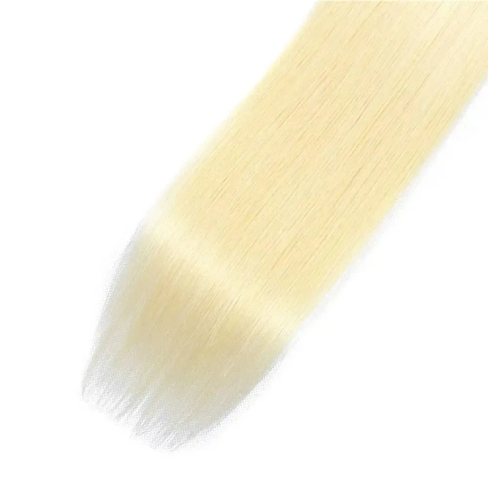 Blonde Human Hair 1 Bundles Brazilian Straight Hair Bundle Honey Blonde Virgin Bundles Human Hair Extensions Weave 