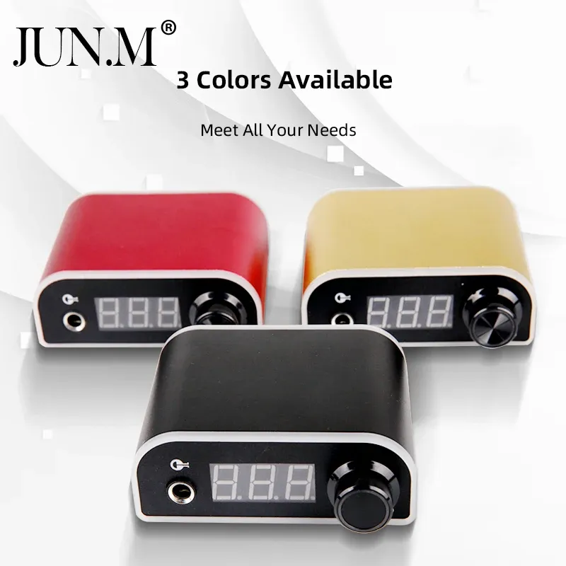 Suministro profesional Mini 3 colores LED fuente de alimentación de tatuaje Digital para bobina máquina de tatuaje envío gratis