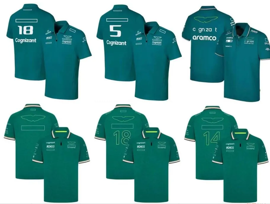 2024 Nuova polo F1 Racing T-shirt estiva a maniche corte Stessa personalizzazione