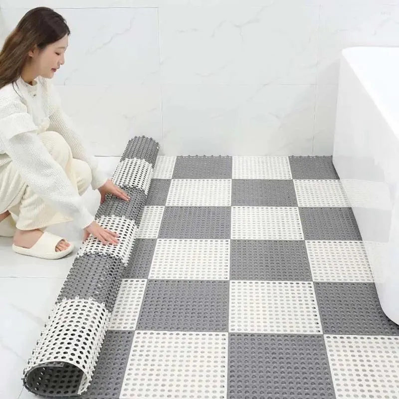 Badmattor vattentätt duschrum badrum golvmatta fotkudde hushållsutrustning