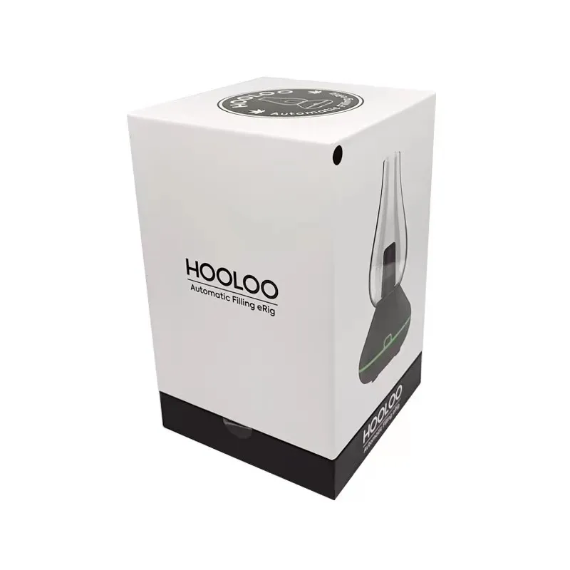 Nouveau HOOLOO cire d'herbes sèches huile épaisse 3 en 1 E Bong Dab Rig Bluetooth narguilé Bong cire concentré sec grillé brûlant paramètres d'équipement de chauffage dispositif de pointe longue durée