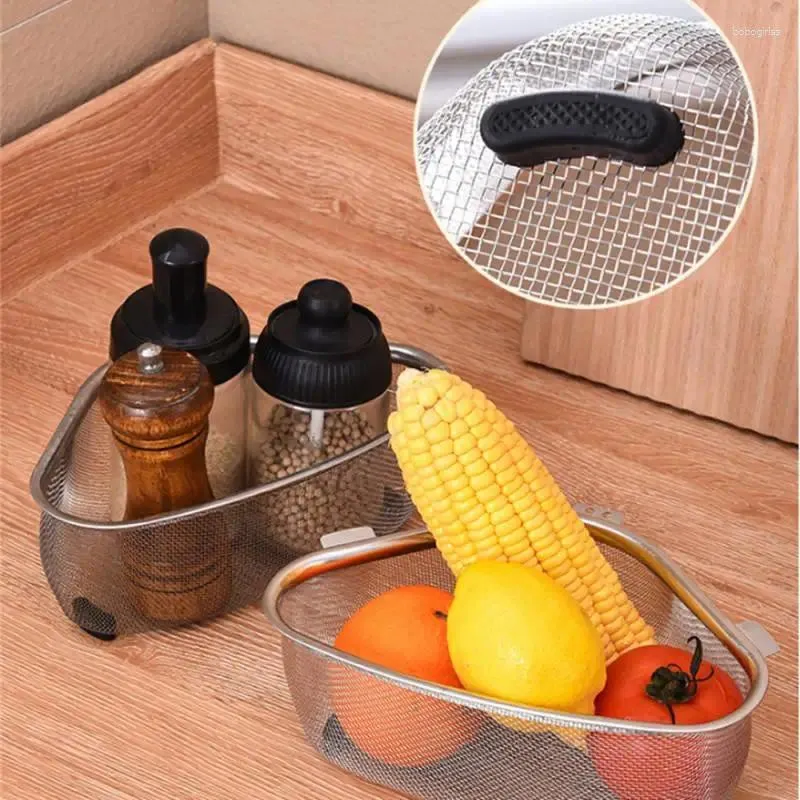 Kitchen Storage High Quality Vegetable Cleaning Fruit Bowl Convenient Sink Drainer Basket Drain Strainer Actual Modern