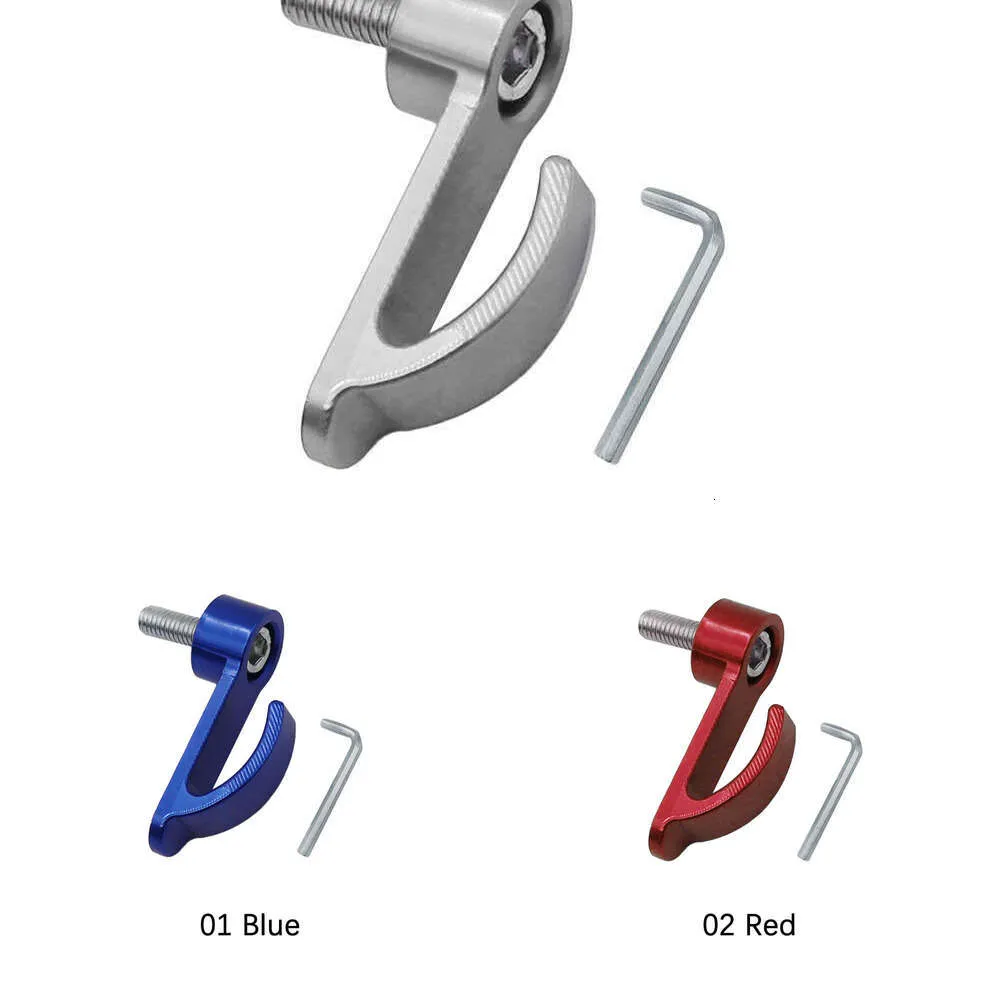 Upgrade Universal Motorrad Einlochhaken Aluminiumlegierung Hängehalter Helmtasche Tragehaken Elektroroller Zubehör