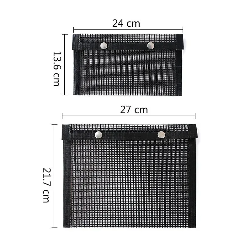 Antihaft-Grillnetzbeutel, wiederverwendbarer Grillnetz-Backbeutel, hochtemperaturbeständiger Grillbeutel für elektrischen Gas-Holzkohlegrill