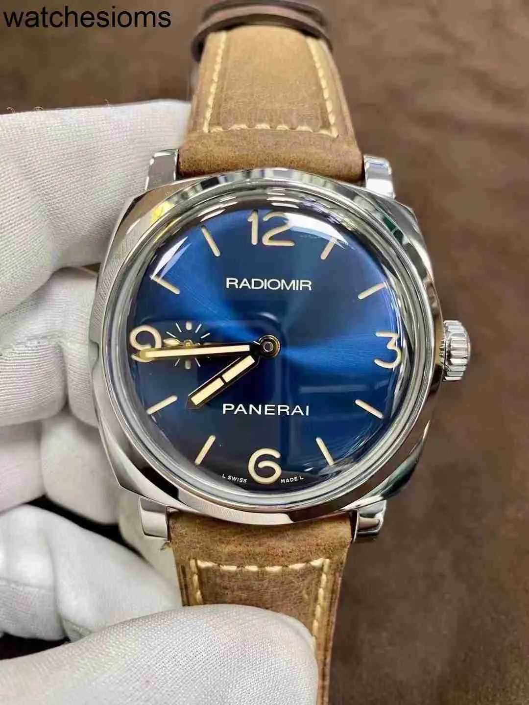 豪華なリストウォッチウォッチパネラスメカニカル1940 PAM00690マニュアルメンズ47mm防水フルステンレス鋼高品質