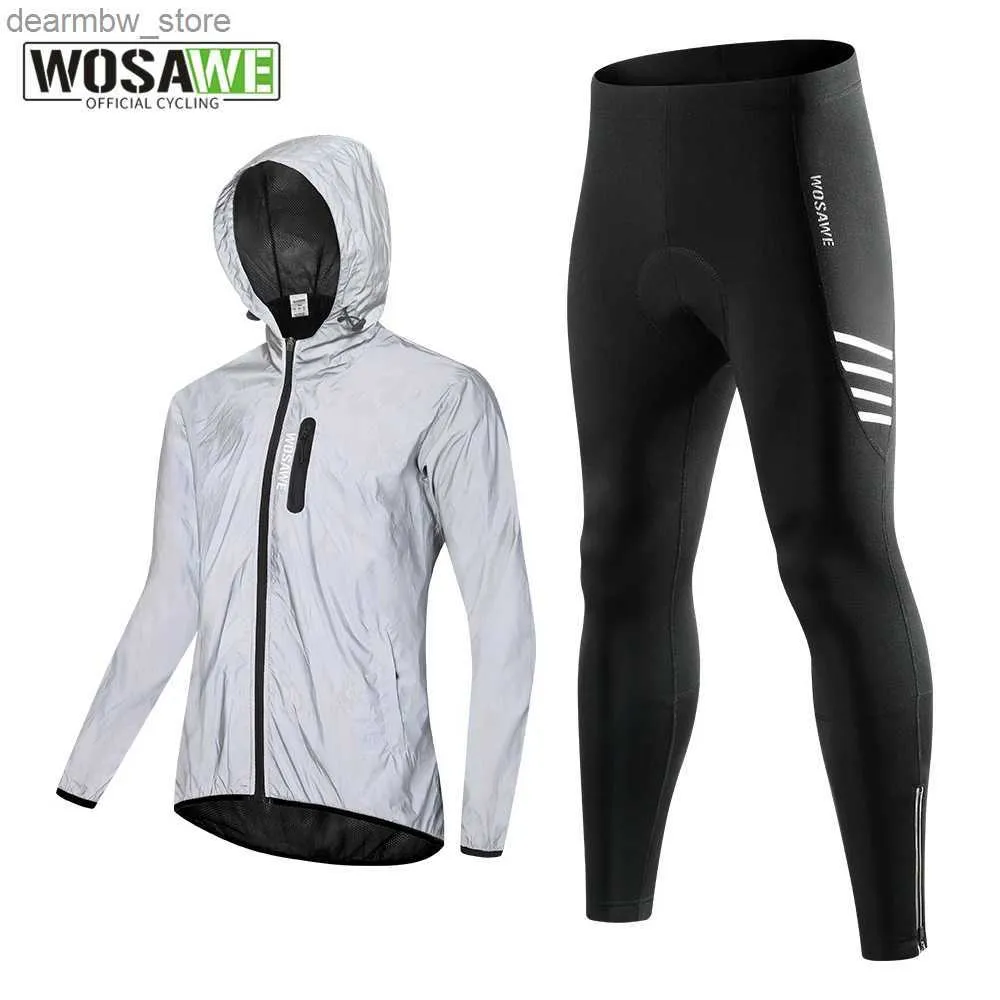 Cycling Jackets Winter Warm Up Cycling Jacket Set MTB Uniform Bicycle Clothes Maillot Ropa Ciclismo Long Sleeve Bike Clothing Reflective Jacket24329