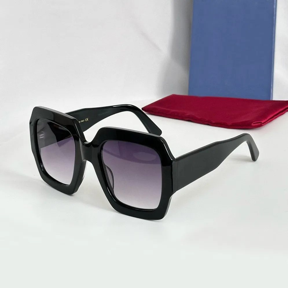 Óculos de sol quadrados grandes preto cinza gradiente para mulheres verão Sunnies Gafas de sol Designer óculos de sol tons Occhiali da sole UV400 proteção óculos