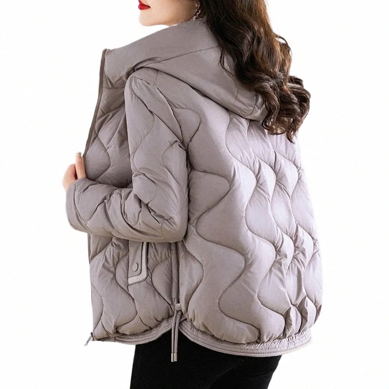 winter Jacket Women's Short Coats Hooded Cott-Padded Clothes Coat Korean Loose Outerwear Parka Harajuku Ladies Quilted Jackets s0Ts#