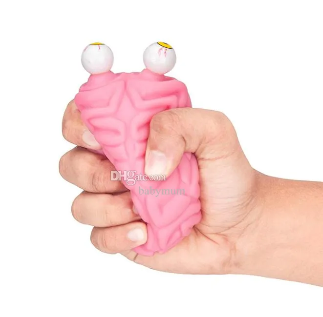 Mózg Squishy Eye Wping Squeeze Toy Sensory Play Anti-Stress Fidget Toys wyskakuje oczy.