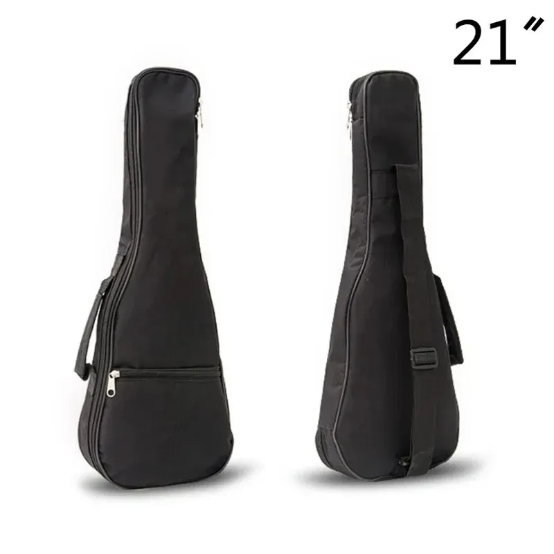 Bolsa para ukulele de nylon, capa macia à prova d'água para ukulele de 21 