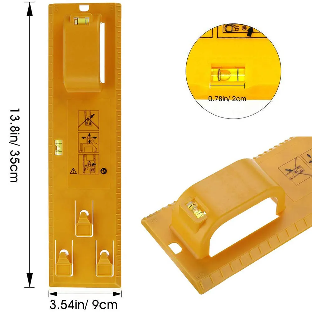 Frameline Ruler Photo Frame Level Ruler With Angle Gauge Picture Frame Hanger Hooks Kit ...