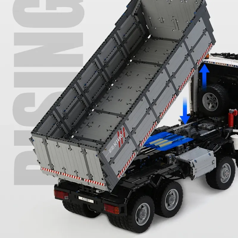 Dump Truck Lepin Truck Motorized Building Block Dump Truck
