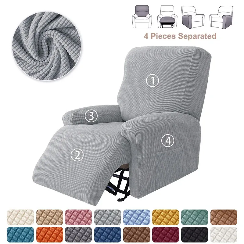 Polar Fleece Liegesofabezug, elastisch, All-Inclusive-Boy-Stuhlbezug, Relax-Sessel-Sofabezug, Möbelbezug für Wohnzimmer 240313