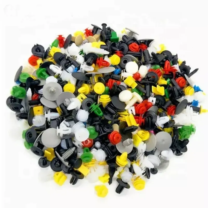 Clips de fixation pour voiture, 1000 pièces, vis de fixation pour pare-chocs, décoration intérieure, plastique automobile, mélange aléatoire, plastique universel