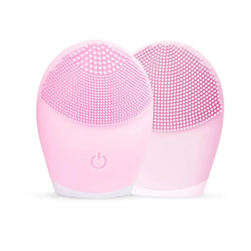 Brosse de nettoyage du visage en Silicone, dispositif électrique de nettoyage du visage, masseur Facial, nettoyeur de peau, Vibration sonique, brosse de nettoyage des pores en profondeur