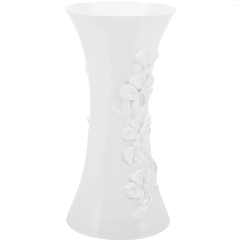 Vasos vaso de ameixa plástica nórdica pequena flor para flores hidroponia plantador de peças centrais secas boho decoração