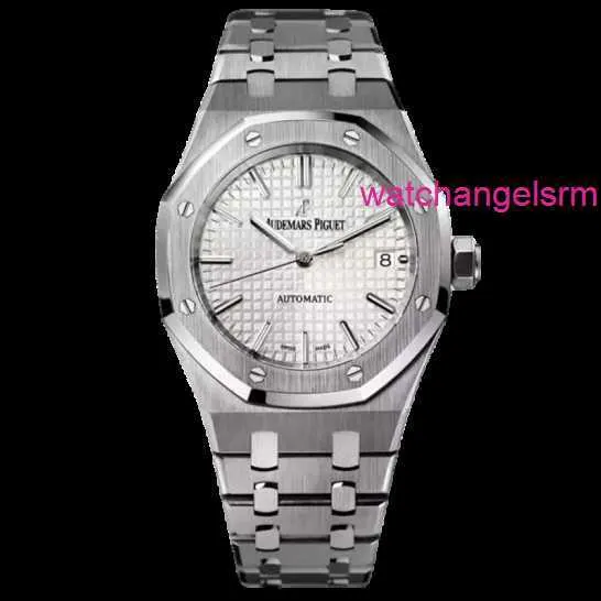 Swiss AP Wrist Watch Royal Oak Series 15450ST OO.1256ST.01 White Plate Precision Steel Mens Sports Machinery Watch