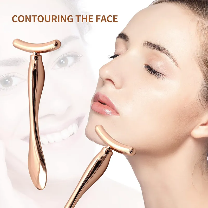 Metal Facial Massage Stick Zinc Alloy T Shaped Eye... From Dream_high,  $1.16