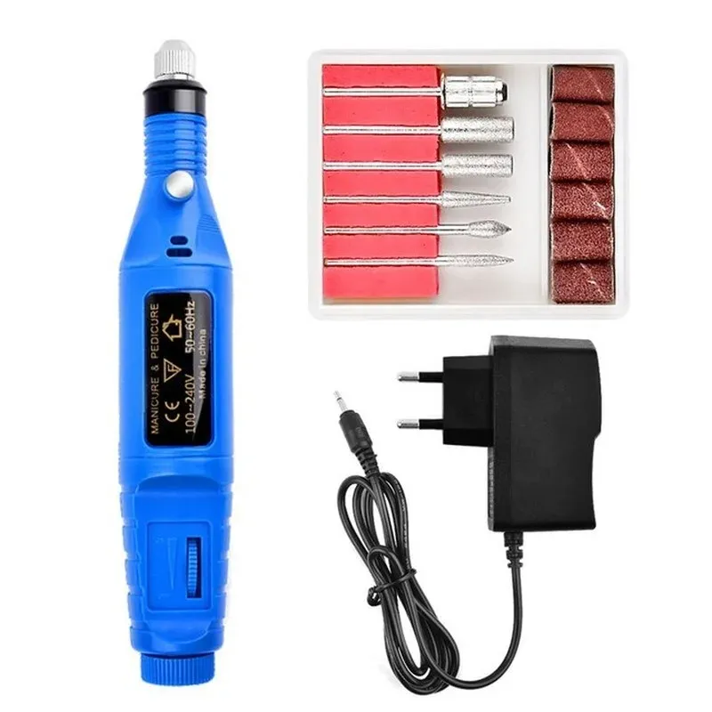 2024 Electric Nail Drill Machine 20000 RPM Manicure Machine Set Laddningsbruk för Manicure Nail File Pedicure Tools20000 RPM Manicure Tool Kit