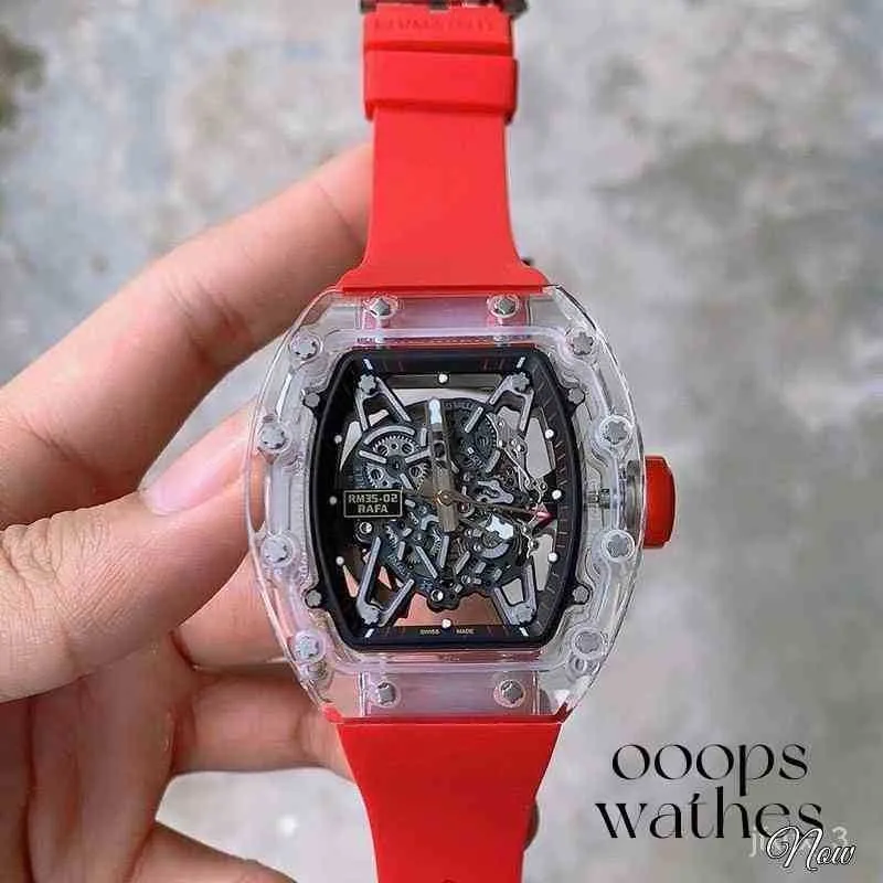 Męskie zegarek projektant Watches Ruch Automatyczne luksusowe zegarek biznes Leisurerm35-02automatyczny mechaniczny