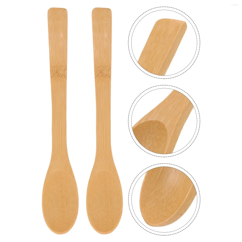 Spoons Bamboo Honey Spoon Salt Small Sugar Seasoning Jam Household Mixing For Home Bread