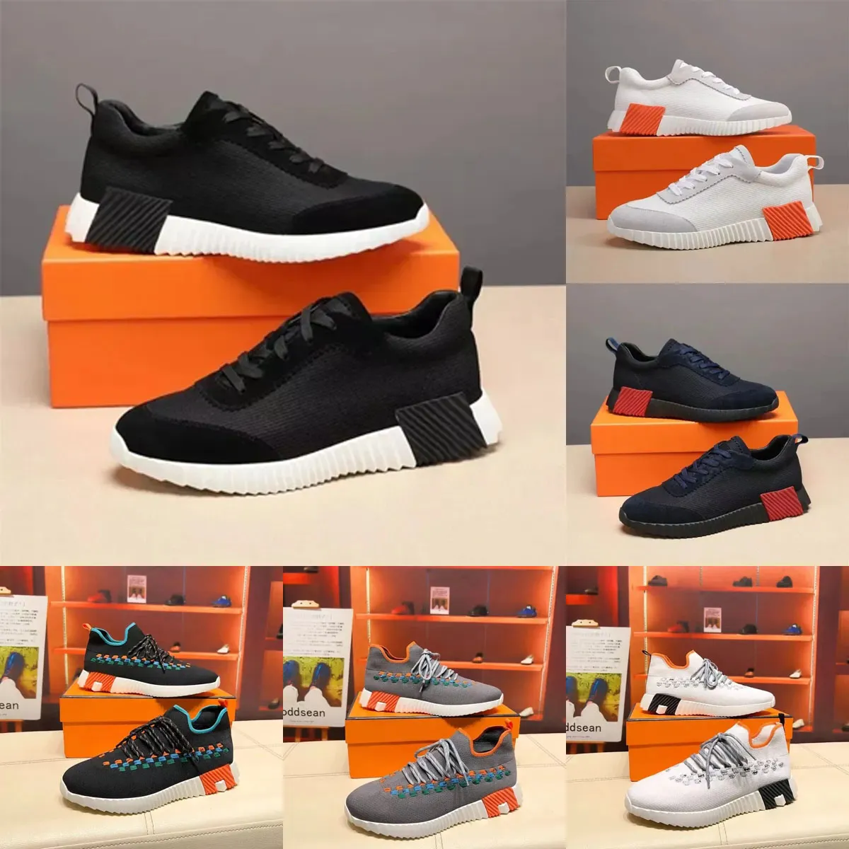 Scarpe firmate casual rimbalzanti Stringate Testa tonda Sneakers basse da uomo Pelle da viaggio Scarpe da jogging piatte da donna Scarpe da ginnastica Suola con battistrada in gomma Comfort Misura da passeggio 35-46