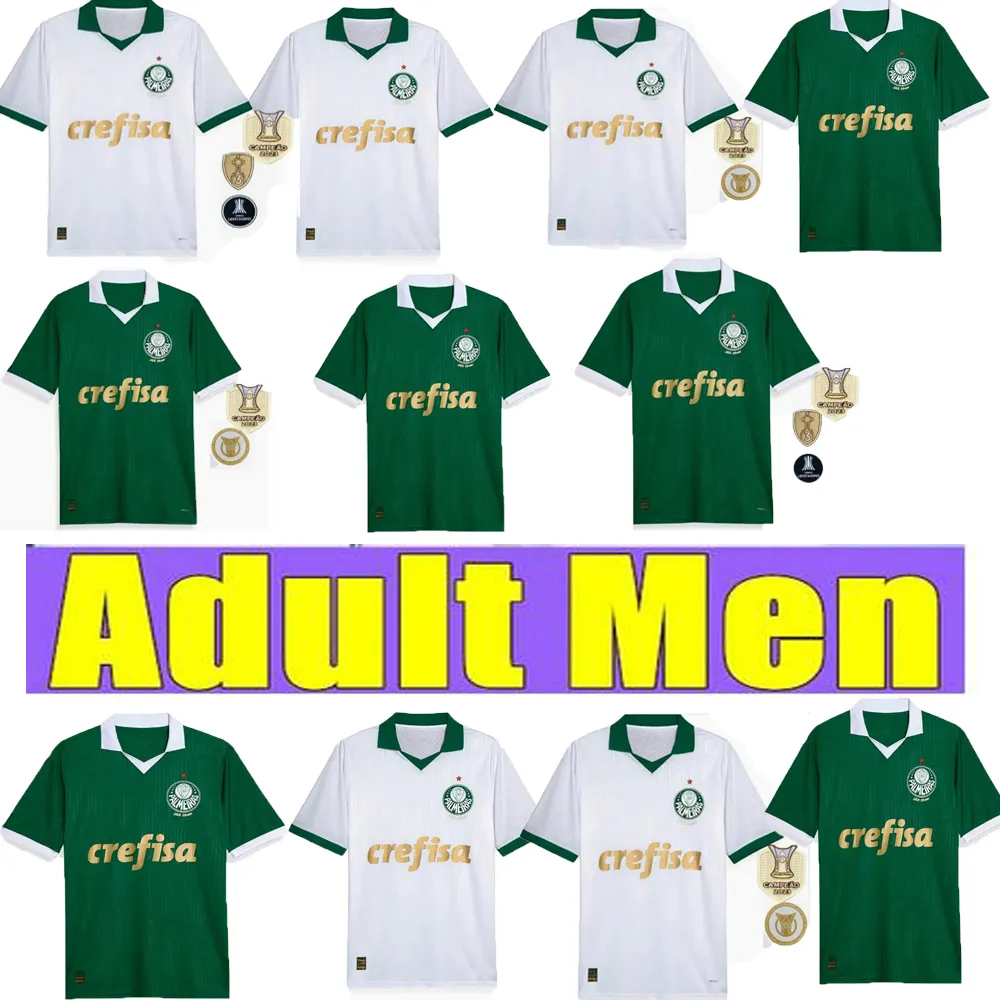 23 24 25 25 Palmeiras Brazylian Club koszulki piłkarskie Endrick Rony Dudu G.Gomez R.Veiga Menino Piquerez Cerqueira Breno Ze Rafael Football Men Shirt