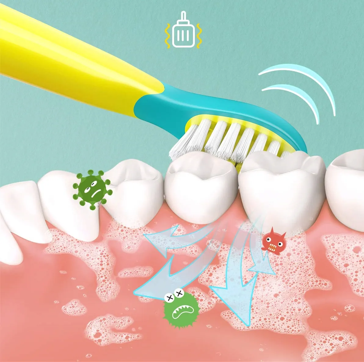 Ahorra a lo Grande en Compras al por Mayor de Cabezales De Reemplazo De  Cepillo De Dientes De Hadas Fairywill Sonic Electric Child Soft  Toothbrushes