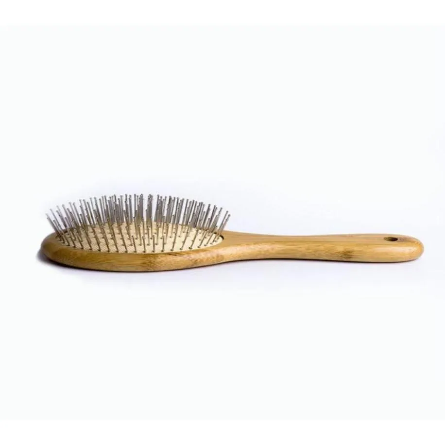 Hair Brushes Wooden Steel Needle Brush Pin Scalp Mas Imp Health Wood Paddle Detangling Comb 2211045985446 Drop Delivery Products Care Otmsx