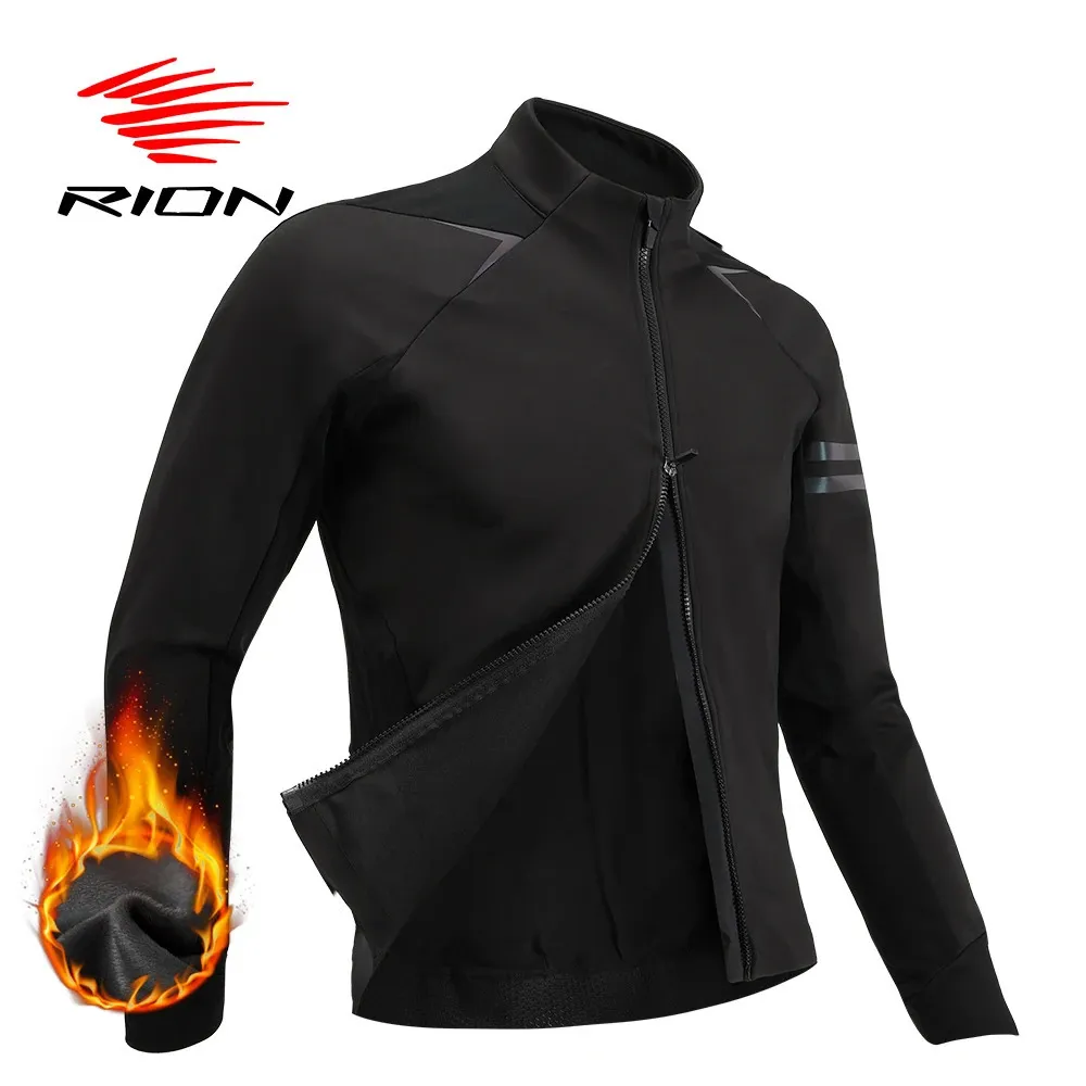 Jaqueta de bicicleta Rion Mens Windbreaker Problevador Pro Roupas de Ciclismo de Ciclismo MTB ROAD MOTORCLISTA TERMAIS DE VIRO 240318