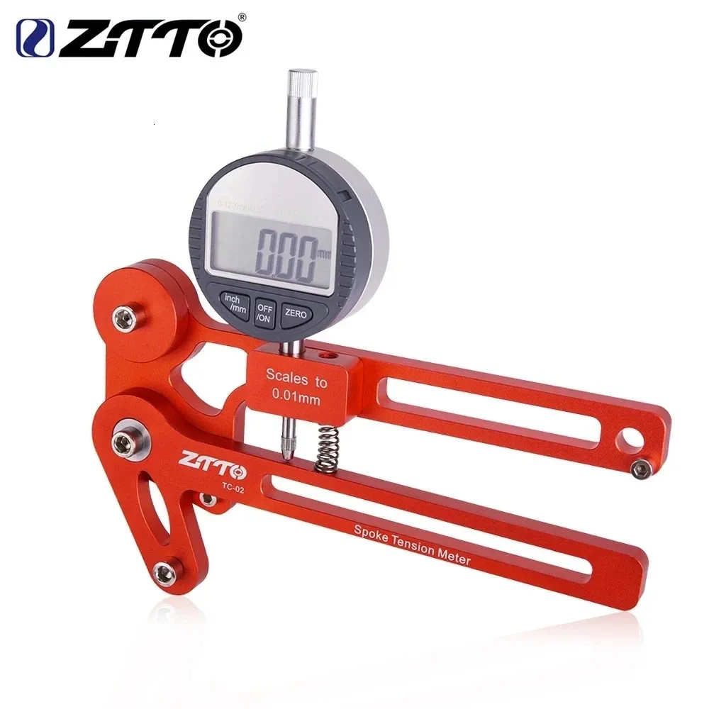 ZTTO Fietsspanningsmeter Elektronische precisiespaken Checker Fietswielbouwers Gereedschapsspanner Betrouwbaar Nauwkeurig Stabiel TC02 240325