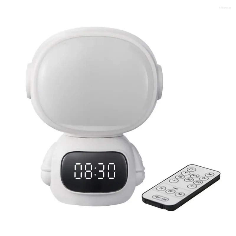 Night Lights Bathroom Light Remote Control Led With Clock Flicker-free Eye Protection Dimmable 3 Colors For Bedroom