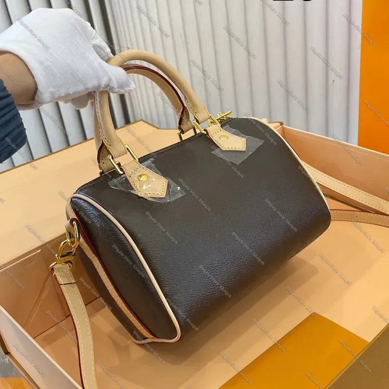Nano Speedy Monogramm Leinwand Ledertasche Fur Frauen Von 24 15 DHgate
