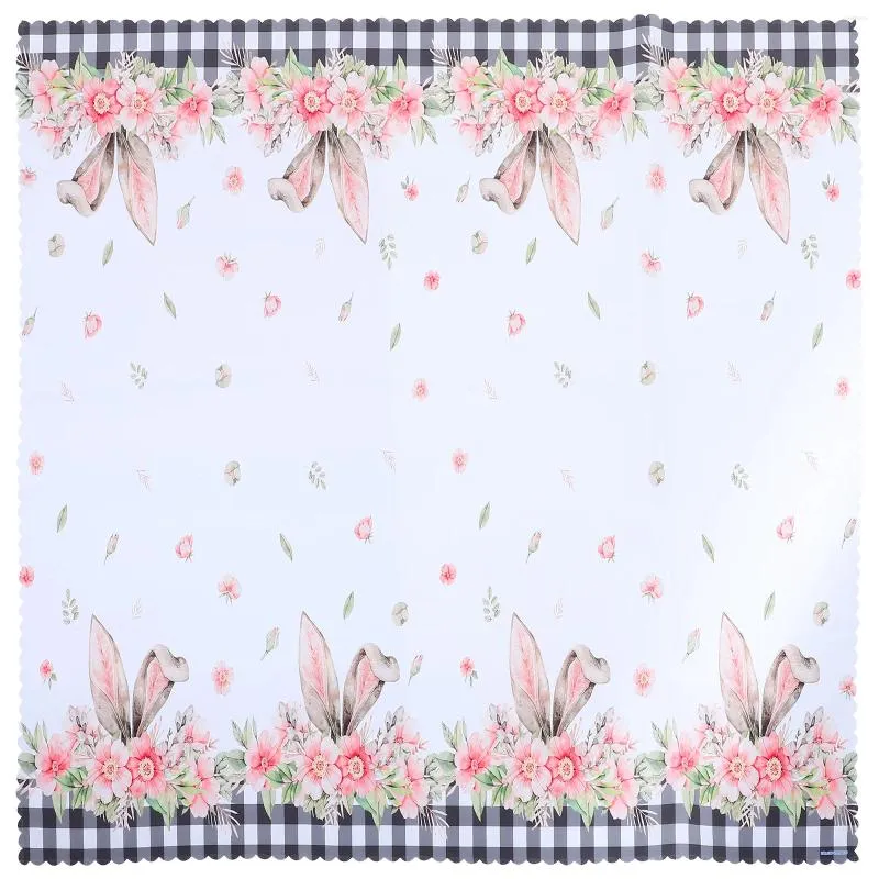 Table Cloth Easter Tablecloth Cloths Spring Runner Cover Dining Party Polyester Tablecloths Decor