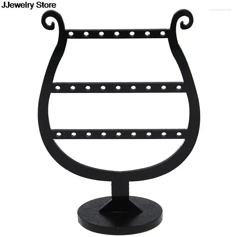 Jewelry Pouches 1Pc 2in1 25Hole Bottle Shape Holder Earrings Stud Display Stand Showcase 8.9 6.6CM