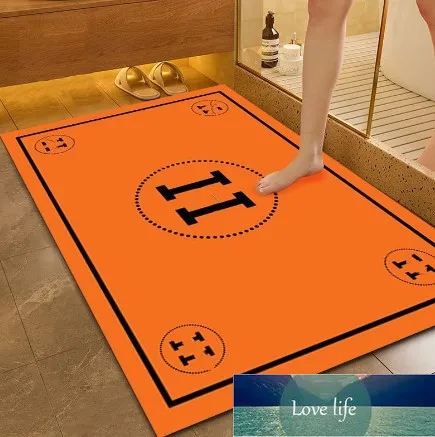 Qualità Diatomea morbida trasformata da bagno Assorbente tappetino da pavimento Porta del bagno asciugatura rapida tappetino da bagno anti-slip