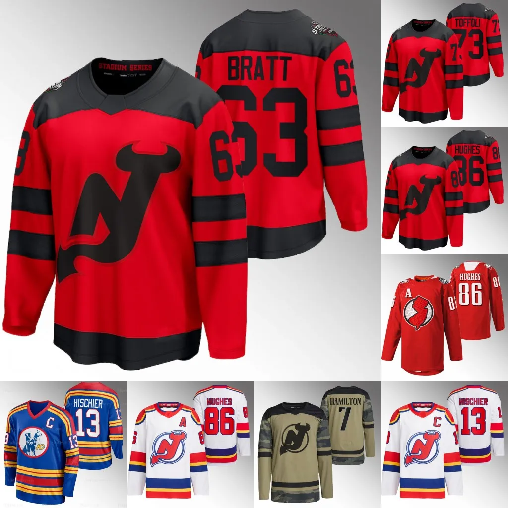 Nico Hischier Devils 3rd Jersey Nico Hischier 2024 Stadium Series