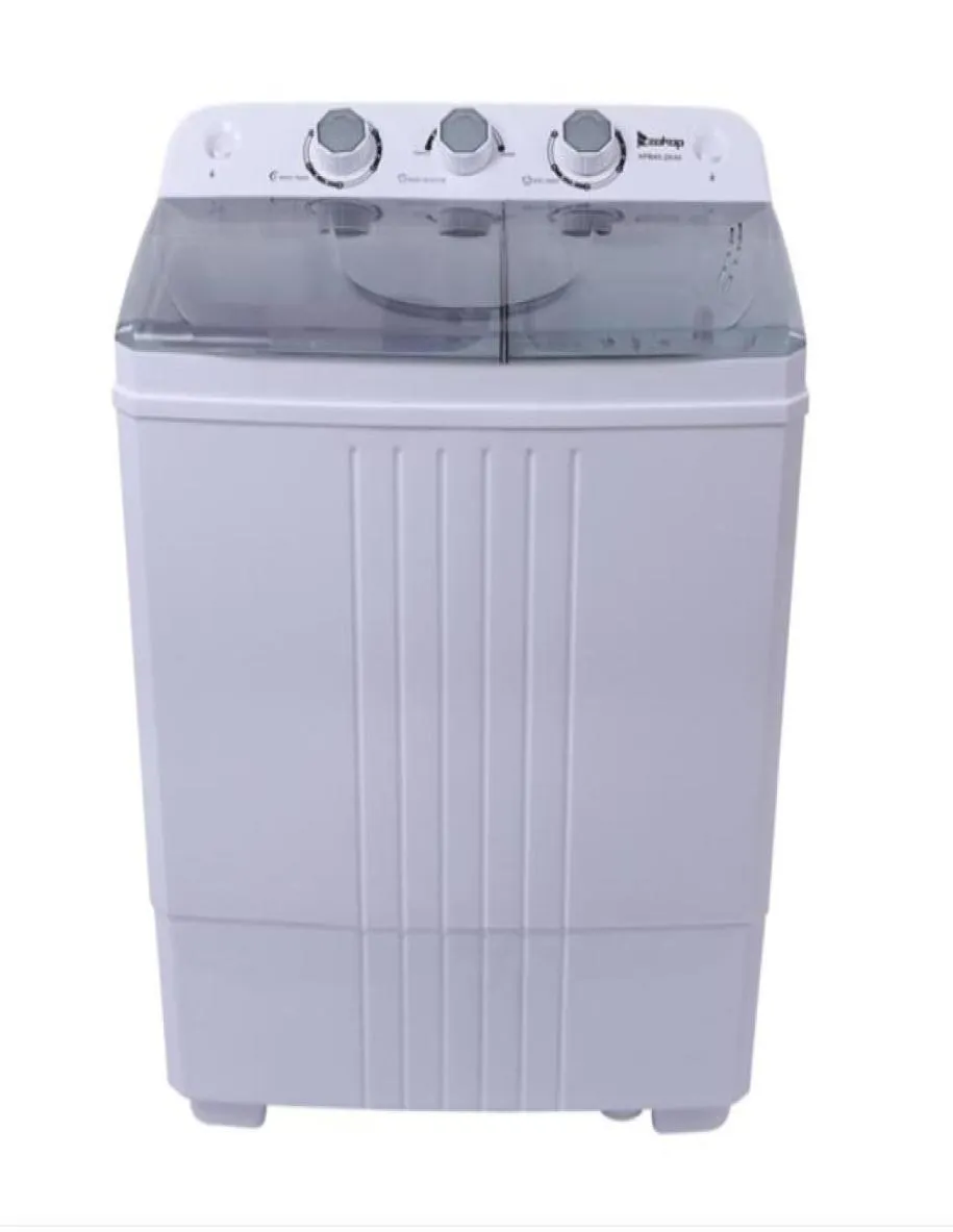 ランドリー製品ビルトイン排水ポンプ付きコンパクトツインタブXPB45ZK45 16599 66LB半自動カバー洗濯機グレー8948170