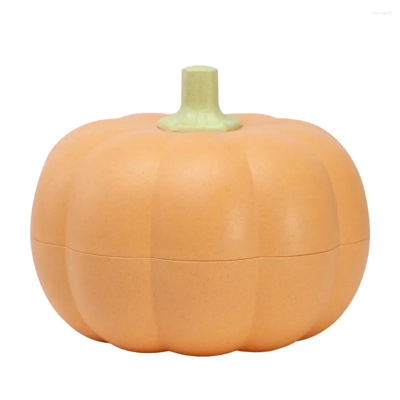 Storage Bottles Pumpkin Candy Box Supply Accessory Multi-function Jar Decorative Case Desktop Household Sugar