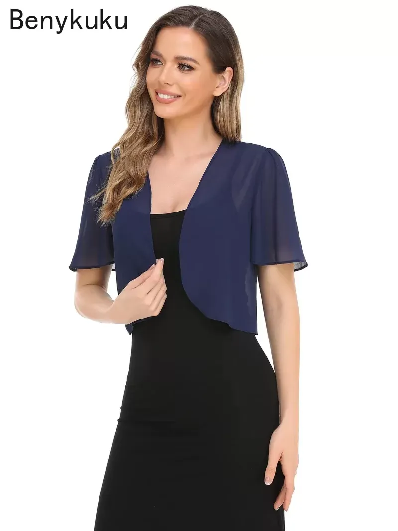 Recalls On Products I Purchased Women's Sheer Short Sleeve Bolero Shrug  Cardigan - Open Front Cover Up For Evening Dresses & Casual Wear