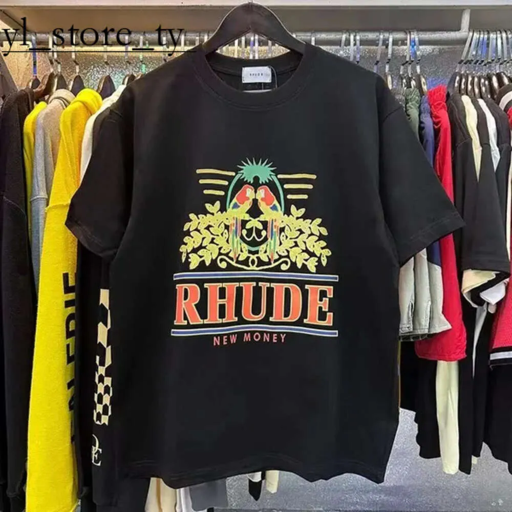 Rhude Designer T Shirt Mens T Shirt Luksusowa modna mode