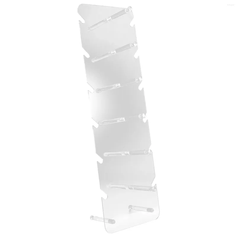 Dekorativa plattor Solglasögon Display Stand Rack Holder For Nightstand Organizer Hyllhållare Acrylic Frame Desk